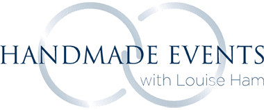 Handmade Events Louise Lou Ham logo for Home Weddings website in South West France
